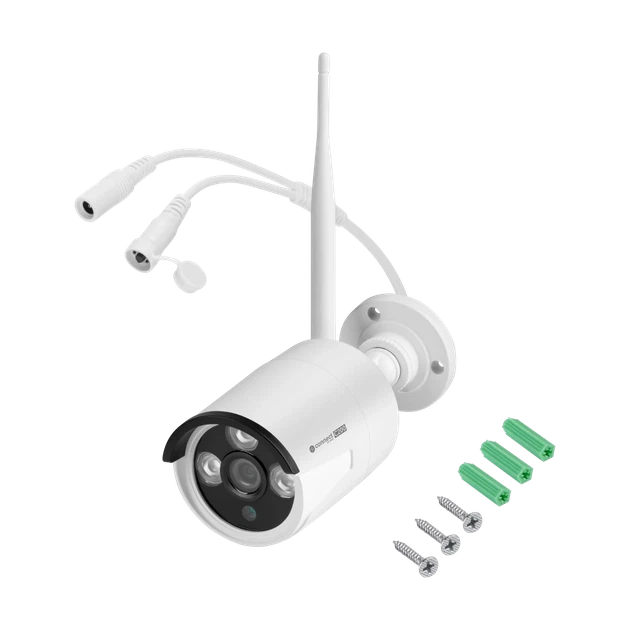Комплект видеонаблюдения Wi-Fi Kruger&Matz Connect C200 Tuya Wi-Fi 6 (5901890136044) - Фото 3 Комплект видеонаблюдения Wi-Fi Kruger&Matz Connect C200 Tuya Wi-Fi 6 (5901890136044) - изображение 3