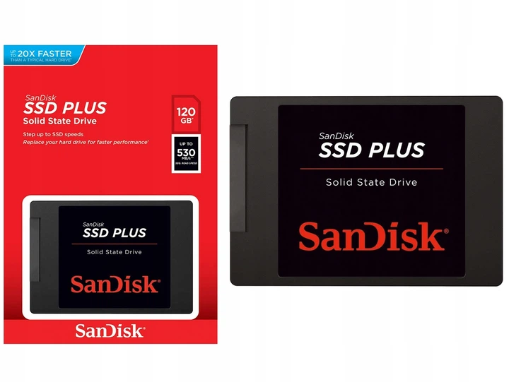 Твердотільний SSD накопичувач SanDisk Ultra Plus 128GB 2.5" MLC - зображення 7