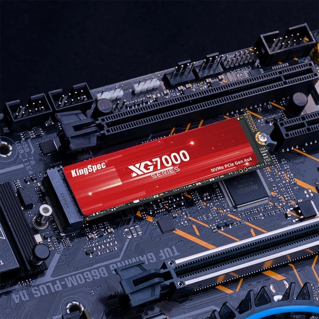 SSD накопичувач KingSpec 2TB M.2 2280 NVMe Gen4x4 для ігрових ПК і ноутбуків - зображення 4