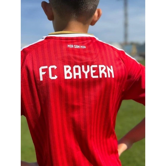 Футбольная форма детская Бавария (Bayern Munich) 2026-2027 домашняя красно-белая 145-155 см F0636 - изображение 5