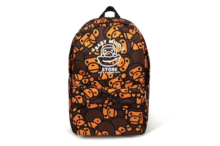 Рюкзак Bape x Baby Milo (в цвете коричневый мультикам). - Фото 1 Рюкзак Bape x Baby Milo (в цвете коричневый мультикам). - изображение 1