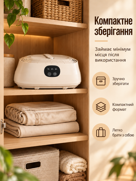 Электрическая сушилка для белья электросушилка для одежды вещей до 10 кг 400 Вт с подогревом вертикальная складная портативная подвесная сушка с тканевым чехлом и таймером 1-7 часов - Фото 7 Электрическая сушилка для белья электросушилка для одежды вещей до 10 кг 400 Вт с подогревом вертикальная складная портативная подвесная сушка с тканевым чехлом и таймером 1-7 часов - изображение 7