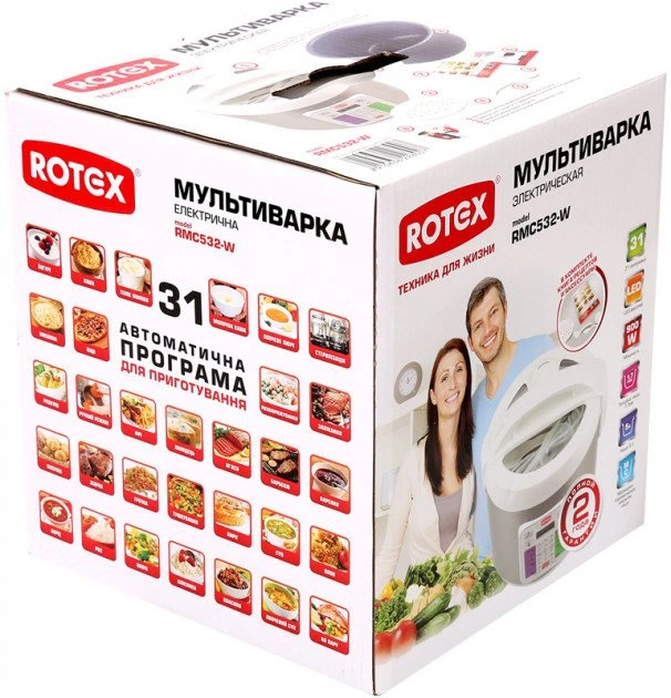 Мультиварка 5 л ROTEX RMС532-W - изображение 5