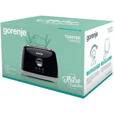 Тостер Gorenje T-900-RLBK 800 Вт черный - изображение 2