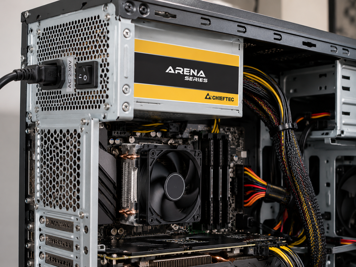 Блок живлення Chieftec i-ARENA 400W з активним PFC та вентилятором 120 мм для комп'ютера (GPA-400S8) - зображення 3