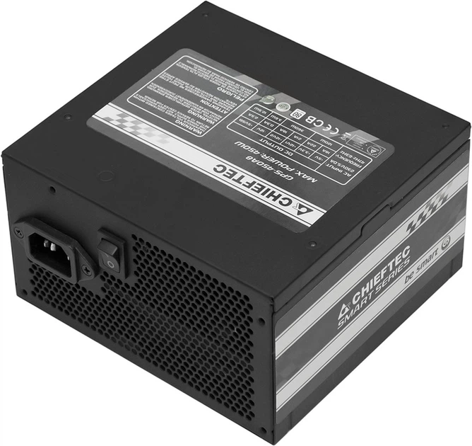Блок живлення Chieftec SMART 450W з активним PFC та вентилятором 120 мм для комп'ютера (GPS-450A8) - зображення 3