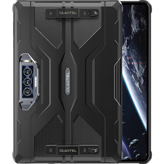 Захищений планшет Oukitel RT8 11" FHD+ 6GB 256GB MediaTek Helio G99 20000mAh 48+32Мп IP69K MIL-STD-810 LTE Black(LM_50BC6A0C0E7D) - зображення 2