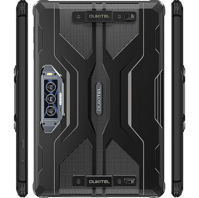 Захищений планшет Oukitel RT8 11" FHD+ 6GB 256GB MediaTek Helio G99 20000mAh 48+32Мп IP69K MIL-STD-810 LTE Black(LM_50BC6A0C0E7D) - зображення 4