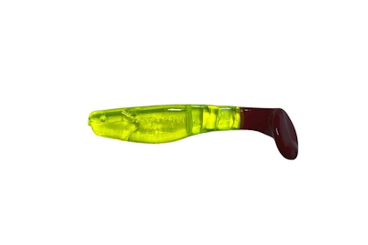 Силикон Manns Predator 3 M-066 1шт, цвет: RT CH красный хвост салатовый прозрачный (4311001076) - Фото 1 Силикон Manns Predator 3 M-066 1шт, цвет: RT CH красный хвост салатовый прозрачный (4311001076) - изображение 1