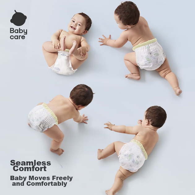 Подгузники-трусики Babycare Easy Wear, размер M, 46 шт. (6-11 кг). Мягкие, дышащие, в виде шортиков. Легко надевать и снимать. - изображение 7