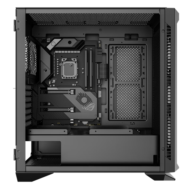 Компьютерный корпус Great Wall Iron Curtain H503B с боковыми панелями Iron Side Panel (два места для 20-см вентиляторов / боковая панель толщиной 0,88 мм / место для водяного охлаждения 360 мм / панель из мелкоячеистой стальной сетки / 7 отсеков для жестк - Фото 8 Компьютерный корпус Great Wall Iron Curtain H503B с боковыми панелями Iron Side Panel (два места для 20-см вентиляторов / боковая панель толщиной 0,88 мм / место для водяного охлаждения 360 мм / панель из мелкоячеистой стальной сетки / 7 отсеков для жестк - изображение 8