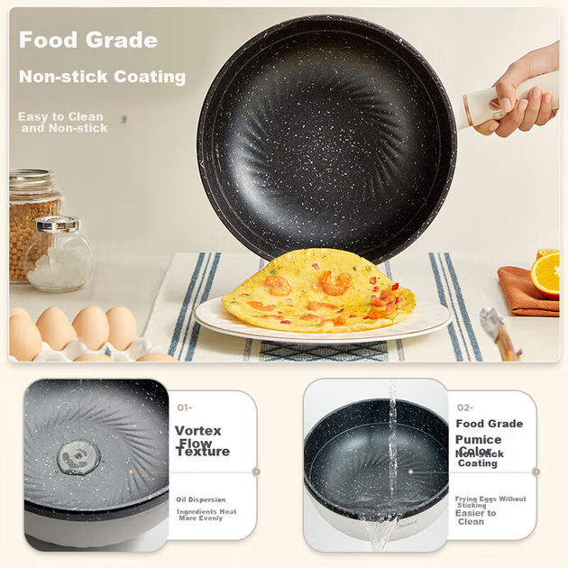 Midea Electric Wok, електрична плита, електрична пароварка, побутова електрична гаряча каструля, електрична каструля для приготування їжі, багатофункціональна невелика електрична каструля об'ємом 4 л для смаження, тушкування, приготування локшини, універс - изображение 6
