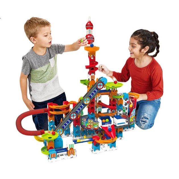 VTech Building Block Track, іграшка-рейка з великими частинками STEAM Electric Track, для хлопчиків та дівчаток віком від 4 років, подарунок на день народження - изображение 3