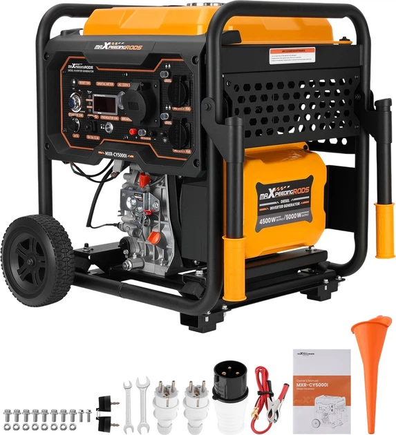 Генератор инверторный дизельный Maxpeedingrods 4.5/5 кВт (MXR-CY5000i) - Фото 7 Генератор инверторный дизельный Maxpeedingrods 4.5/5 кВт (MXR-CY5000i) - изображение 7