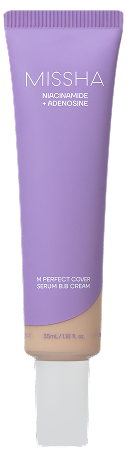 Krem BB Missha M Perfect Cover Serum SPF 50+ 23 Natural Beige 50 ml (8809747965366) - Zdjęcie 1 Krem BB Missha M Perfect Cover Serum SPF 50+ 23 Natural Beige 50 ml (8809747965366) - obraz 1
