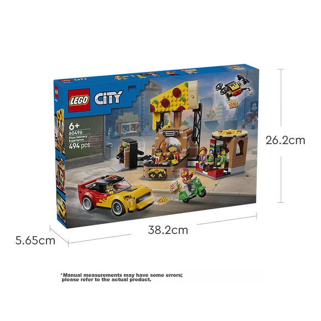 Будівельні блоки LEGO City 60496 Фабрика доставки піци для дітей хлопчики дівчатка іграшка подарунок на день народження декор для дому - зображення 6