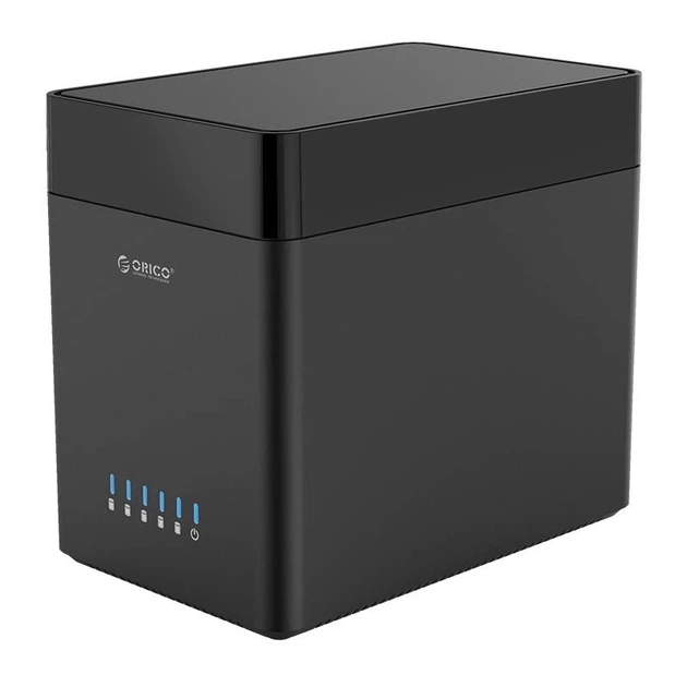 Док-станція Orico DS500U3 Black для HDD 3.5" (до 5 HDD, SATA, USB3.0) - Фото 2 Док-станція Orico DS500U3 Black для HDD 3.5" (до 5 HDD, SATA, USB3.0) - изображение 2