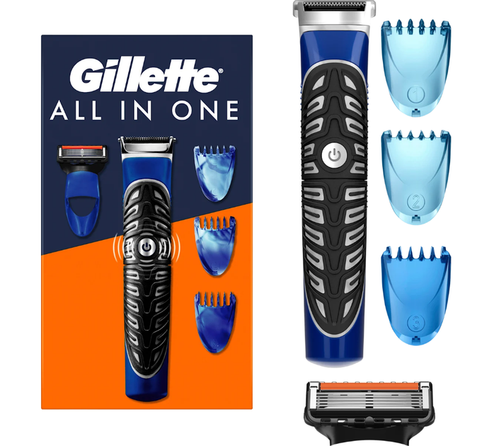 Набір для гоління Gillette fusion proglide styler стайлер і 1 шт касета і 3 шт Насадки для моделювання бороди (7702018273386) - изображение 2