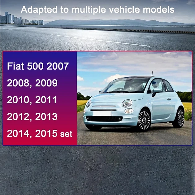 Автомагнитола Fiat 500 2007–2015, 7″ сенсорный экран, беспроводной Apple CarPlay и Android Auto, Bluetooth, USB, DSP - изображение 7