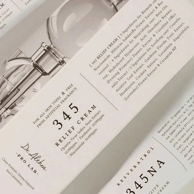 Dr. Althea 345 Relief Cream — корейский успокаивающий крем для лица с ниацинамидом и ресвератролом, крем 345, 50 мл - изображение 8