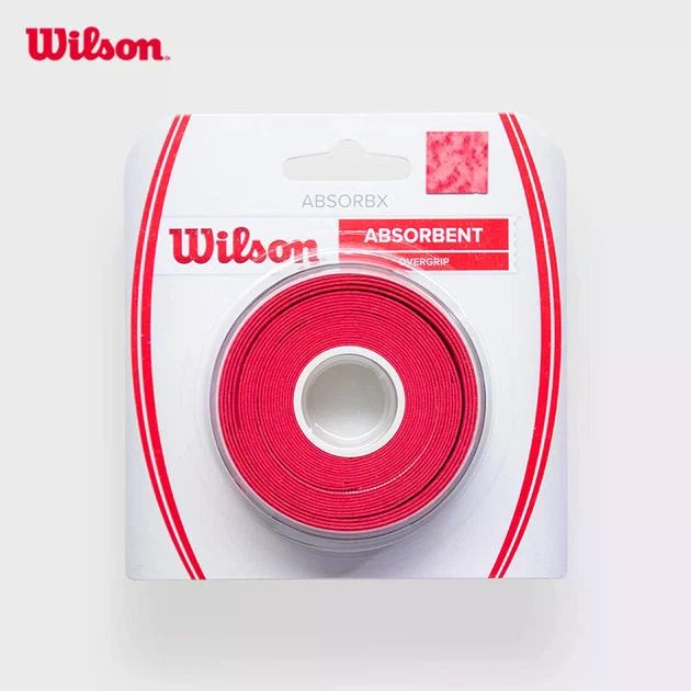 Обмотка Wilson ABSORBX OVERGRIP 3 PACK Red (WR8446501001) - Фото 1 Обмотка Wilson ABSORBX OVERGRIP 3 PACK Red (WR8446501001) - изображение 1