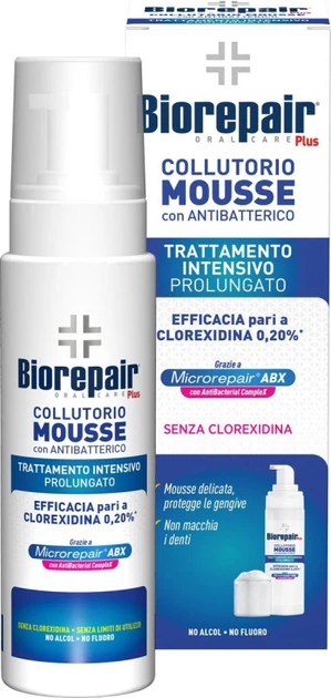 Mus do jamy ustnej Biorepair antybakteryjny 200 ml (8017331093450) - Zdjęcie 1 Mus do jamy ustnej Biorepair antybakteryjny 200 ml (8017331093450) - obraz 1