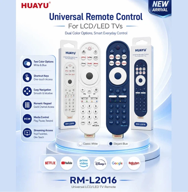 Пульт для телевизора HUAYU RM-L2016 LCD LED TV Универсальный - изображение 2
