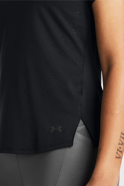 Женская черная футболка Launch Elite Shortsleeve Under Armour XS 1383364-001 - изображение 3