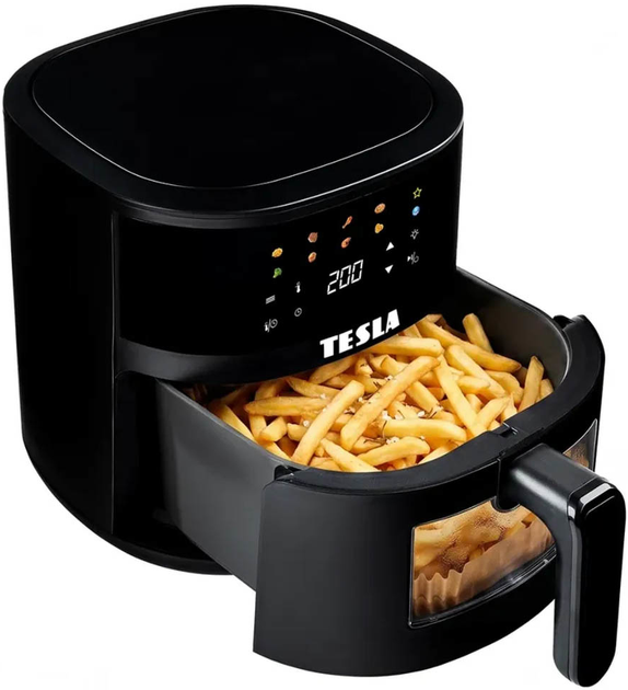 Frytkownica beztłuszczowa Tesla AirCook Q45 Pro (AIRCKQ45PROBLK) - obraz 2