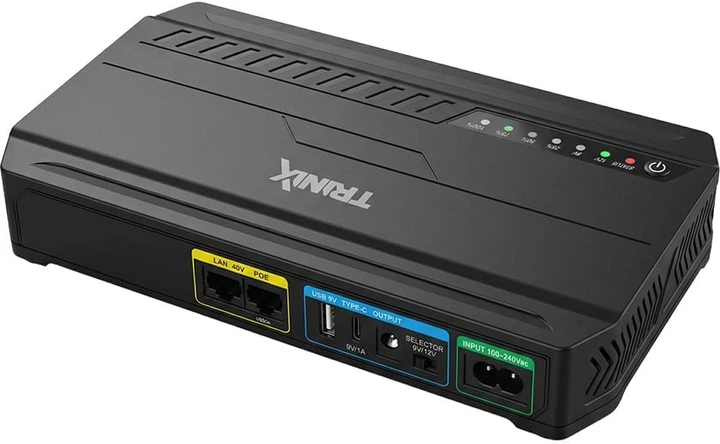 ИБП для маршрутизатора Trinix TRX-MUPS-1848 (24000mAh LiFePo4) 5V/9V/12V/48V/PoE (42-00173) - Фото 3 ИБП для маршрутизатора Trinix TRX-MUPS-1848 (24000mAh LiFePo4) 5V/9V/12V/48V/PoE (42-00173) - изображение 3