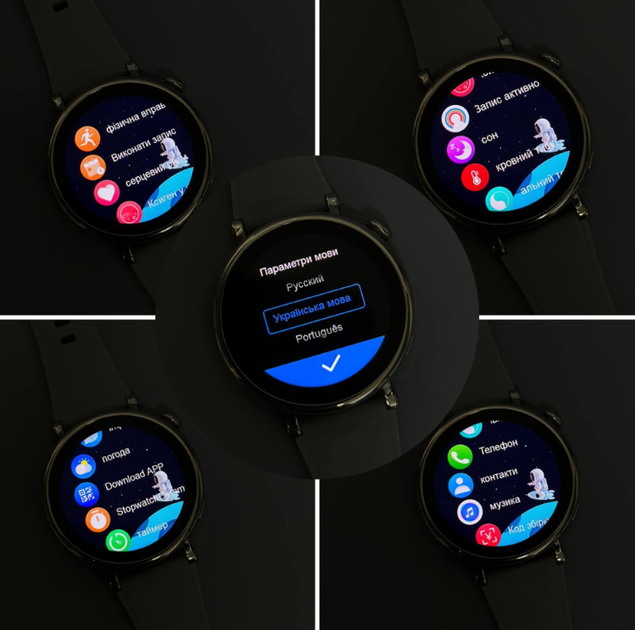 Смарт-часы Smart Watch GM2 Mini с 2 ремешками, Bluetooth звонки, сообщения, спортивные режимы, Серебряный - изображение 2