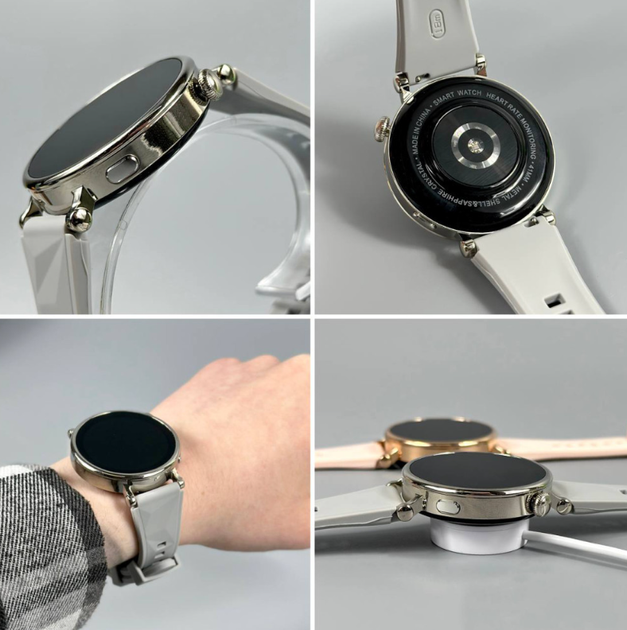 Смарт-часы Smart Watch GM2 Mini с 2 ремешками, Bluetooth звонки, сообщения, спортивные режимы, Серебряный - изображение 6