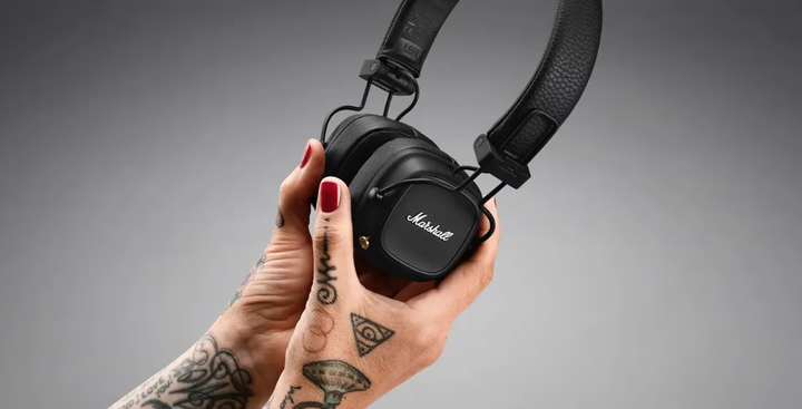 Наушники беспроводные Marshall Major IV 4 Bluetooth Black - изображение 4