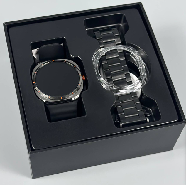 Смарт-часы Smart Watch Kalobee America SK7 Ultra AMOLED 1.5" с 2 ремешками Черний - изображение 8