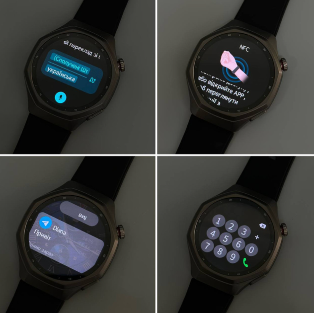 Смарт-годинник Howear HW-R2 Pro 1.46" AI-перекладач, ChatGPT, 2 ремінці - зображення 3
