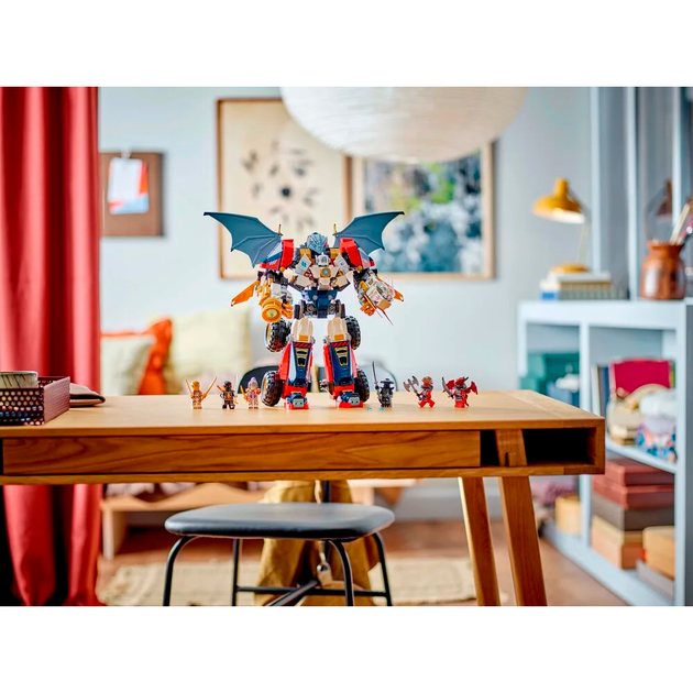 Конструктор LEGO NINJAGO Ультракомбинируемый робот Зейна 1187 деталей (71834) - зображення 10
