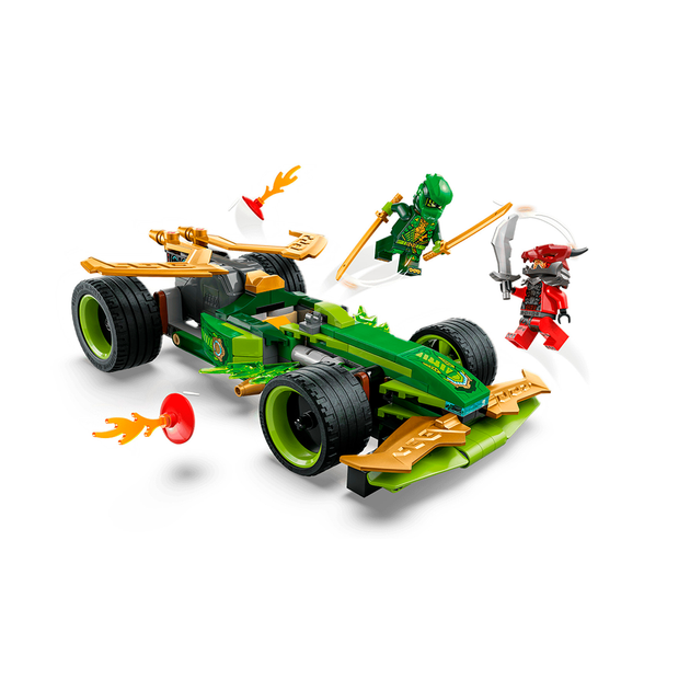 Конструктор LEGO NINJAGO Автомобіль для перегонів Лойда з інерційним двигуном 181 деталь (71828) - зображення 5