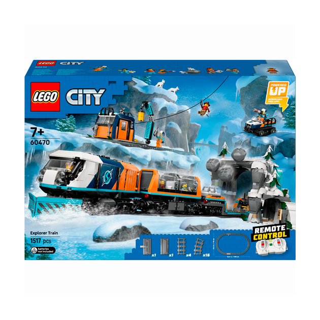 Конструктор LEGO City Арктический исследовательский экспресс 1517 деталей (60470) - изображение 2