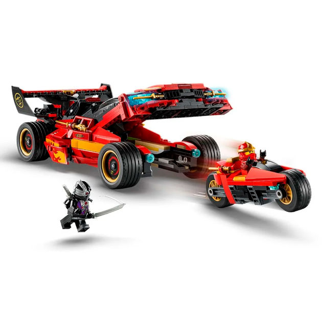 Конструктор LEGO NINJAGO Переслідувач ніндзя X-1 — 15-та річниця 691 деталь (71867) - зображення 4