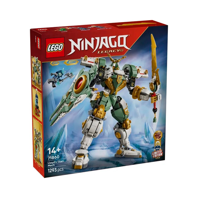 Конструктор LEGO NINJAGO Робот-титан Ллойда до 15-річчя 1293 деталі (71859) - зображення 2