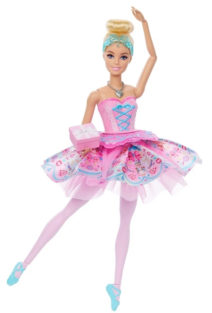 Lalka Barbie Cukrowa Wróżka z bajki „Dziadek do orzechów” z transformującą spódniczką (JLW53) (0194735370474) - obraz 2