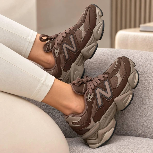Кросівки жіночі NB 9060 Chocolate Brown кросівки на кожен день розмір 37 довжина стопи 22,5 см - Фото 8 Кросівки жіночі NB 9060 Chocolate Brown кросівки на кожен день розмір 37 довжина стопи 22,5 см - изображение 8