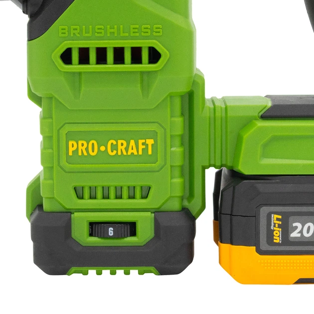Акумуляторний перфоратор Procraft PHA30 (1 акб) - изображение 9
