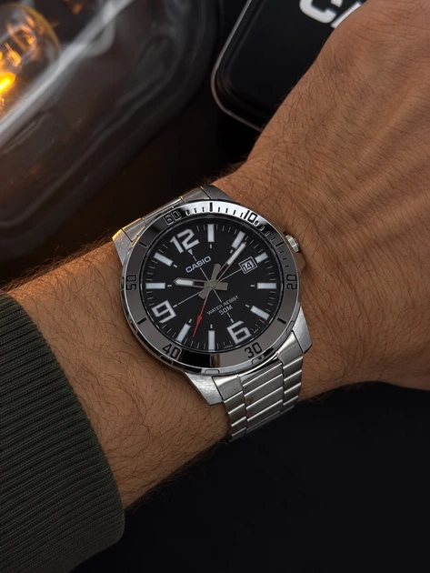 Чоловічий годинник Casio MTP-VD01D-1B - зображення 6