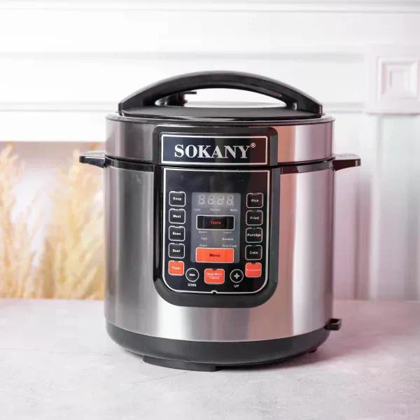 Мультиварка Sokany SK-07053 на 7л 1000 Вт Сіра - Фото 2 Мультиварка Sokany SK-07053 на 7л 1000 Вт Сіра - зображення 2