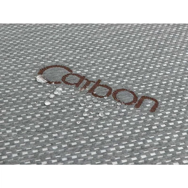 Водонепроницаемый наматрасник на резинке Руно Carbon 140х200 см серый - изображение 2