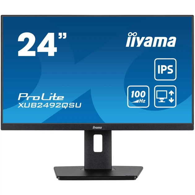 Монітор 23.8" iiyama ProLite XUB2492QSU-B1 - Фото 1 Монітор 23.8" iiyama ProLite XUB2492QSU-B1 - зображення 1