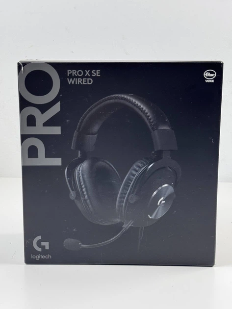 Дротові ігрові навушники Logitech G Pro X SE - знімний мікрофон, віртуальний об'ємний звук DTS Headphone:X 7.1 (981-001470) - Б/В - Фото 2 Дротові ігрові навушники Logitech G Pro X SE - знімний мікрофон, віртуальний об'ємний звук DTS Headphone:X 7.1 (981-001470) - Б/В - зображення 2