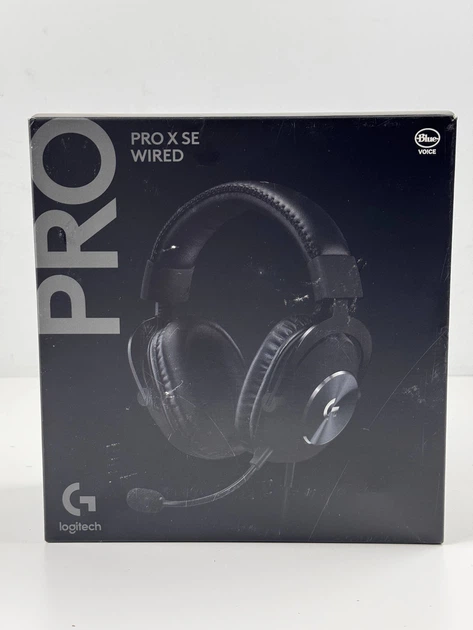 Дротові ігрові навушники Logitech G Pro X SE - знімний мікрофон, віртуальний об'ємний звук DTS Headphone:X 7.1 (981-001470) - Б/В - Фото 2 Дротові ігрові навушники Logitech G Pro X SE - знімний мікрофон, віртуальний об'ємний звук DTS Headphone:X 7.1 (981-001470) - Б/В - зображення 2