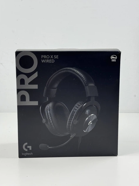 Дротові ігрові навушники Logitech G Pro X SE - знімний мікрофон, віртуальний об'ємний звук DTS Headphone:X 7.1 (981-001470) - Б/В - Фото 2 Дротові ігрові навушники Logitech G Pro X SE - знімний мікрофон, віртуальний об'ємний звук DTS Headphone:X 7.1 (981-001470) - Б/В - зображення 2
